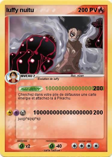 Pokemon luffy nuitu