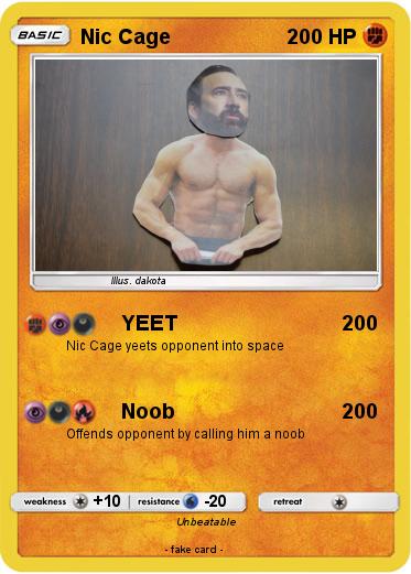 Pokemon Nic Cage