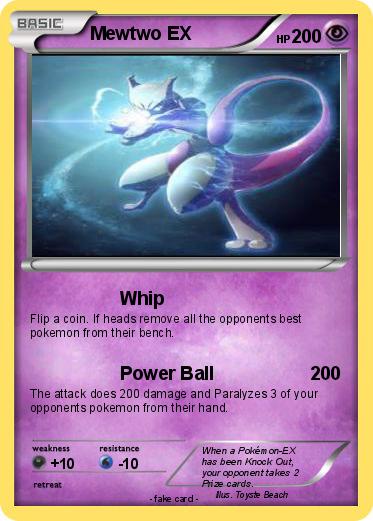 Pokemon Mewtwo EX