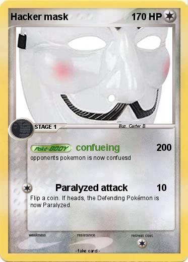 Pokemon Hacker mask