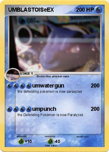 Pokemon UMBLASTOISeEX