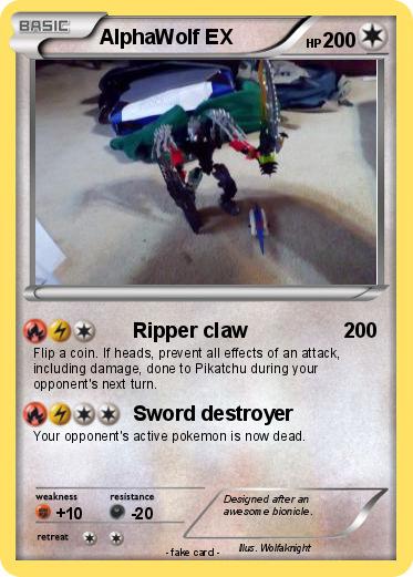 Pokemon AlphaWolf EX