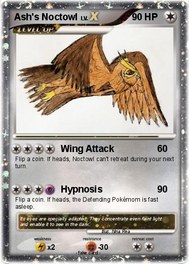 Pokemon Ash's Noctowl