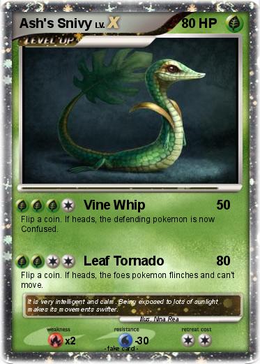 Pokemon Ash's Snivy