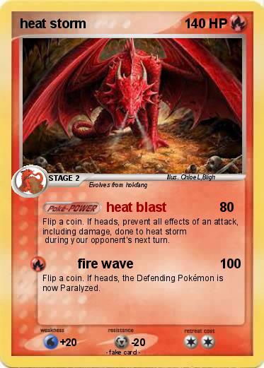 Pokemon heat storm