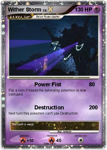Pokemon Wither Storm