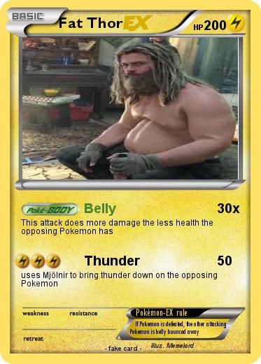Pokemon Fat Thor