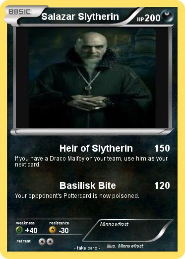 Pokemon Salazar Slytherin