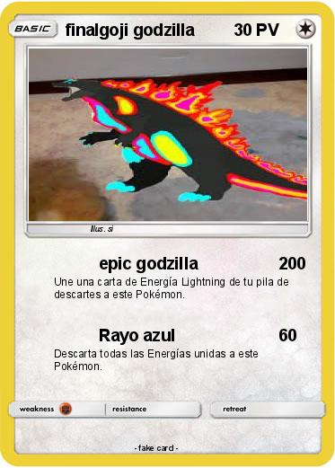 Pokemon finalgoji godzilla