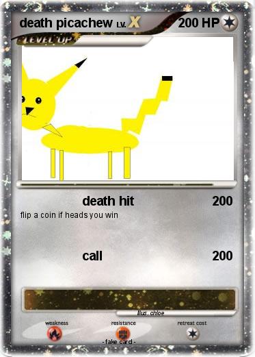 Pokemon death picachew