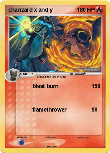Pokemon charizard x and y