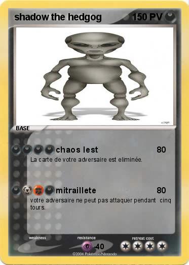 Pokemon shadow the hedgog