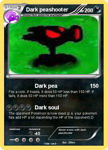 Pokemon Dark peashooter