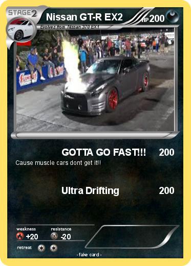 Pokemon Nissan GT-R EX2