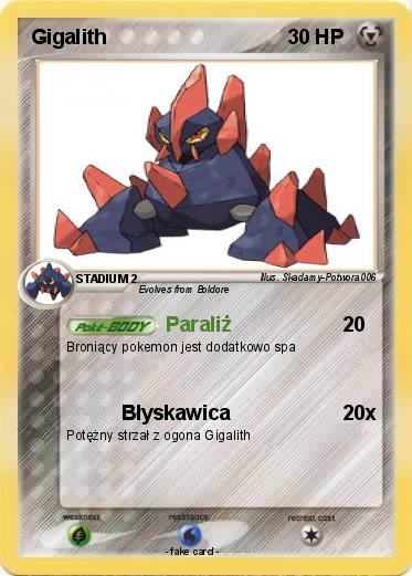 Pokemon Gigalith