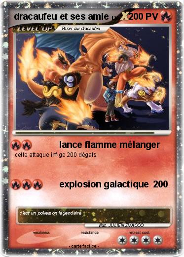 Pokemon dracaufeu et ses amie