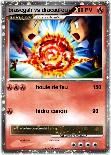 Pokemon brasegali vs dracaufeu