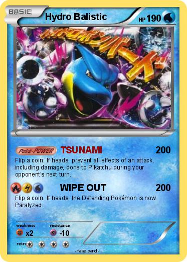 Pokemon Hydro Balistic