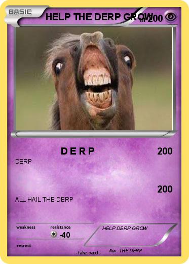 Pokemon HELP THE DERP GROW