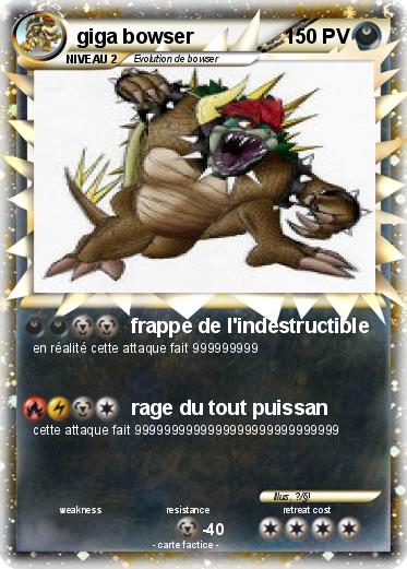 Pokemon giga bowser