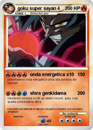 Pokemon goku super sayan 4