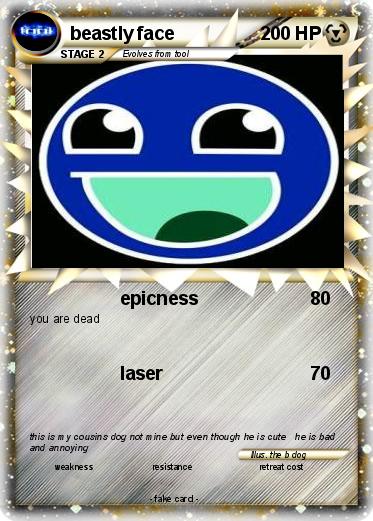 Pokemon beastly face