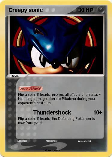 Pokemon Creepy sonic