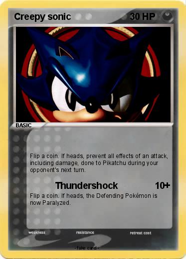 Pokemon Creepy sonic