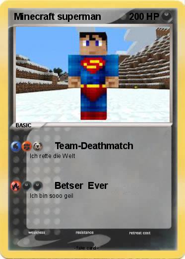 Pokemon Minecraft superman