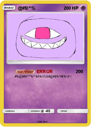 Pokemon @#$!^%