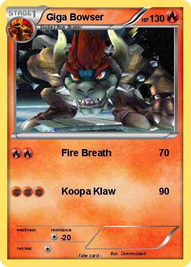 Pokemon Giga Bowser