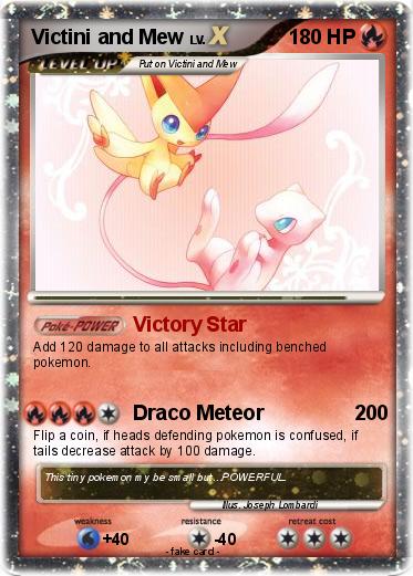 Pokemon Victini and Mew