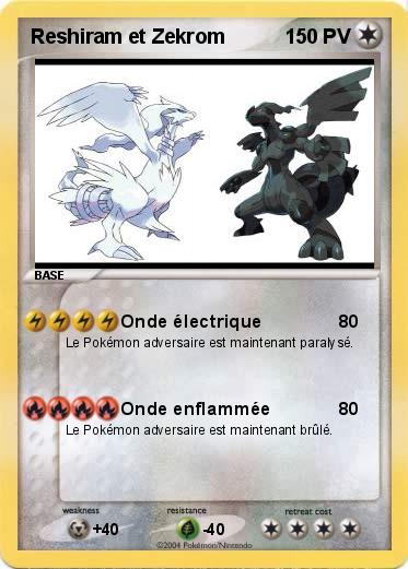 Pokemon Reshiram et Zekrom