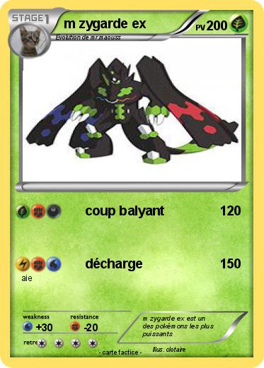 Pokemon m zygarde ex