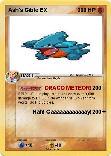 Pokemon Ash's Gible EX