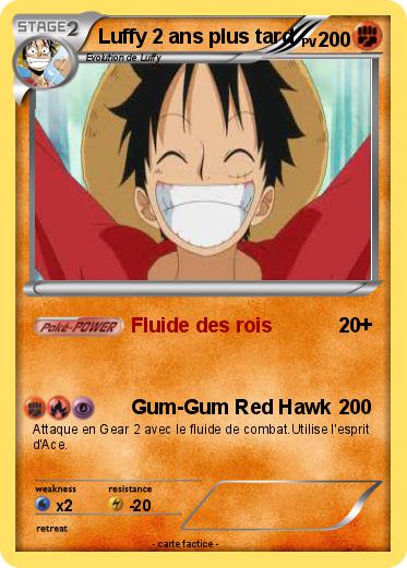 Pokemon Luffy 2 ans plus tard