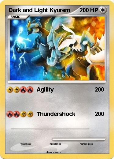 Pokemon Dark and Light Kyurem