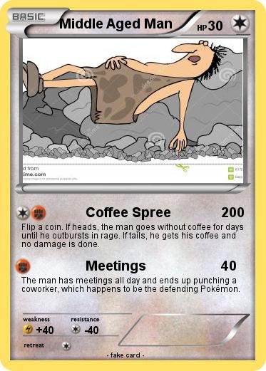 Pokemon Middle Aged Man