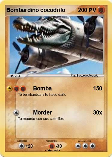 Pokemon Bombardino cocodrilo