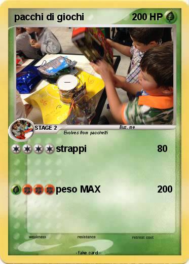 Pokemon pacchi di giochi