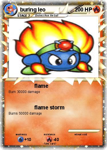 Pokemon buring leo