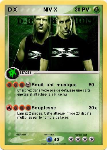Pokemon D X                  NIV X