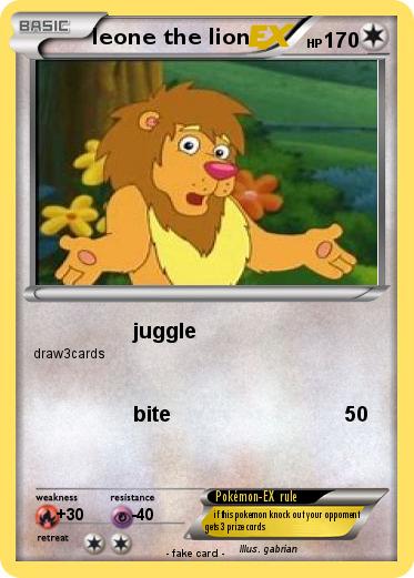 Pokemon leone the lion