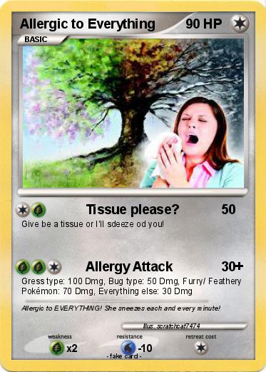 Pokemon Allergic to Everything