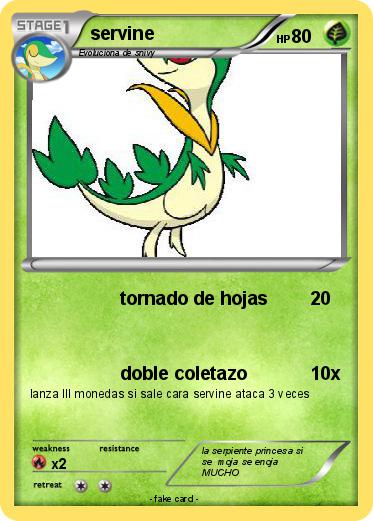 Pokemon servine