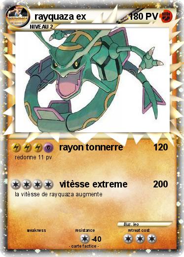 Pokemon rayquaza ex