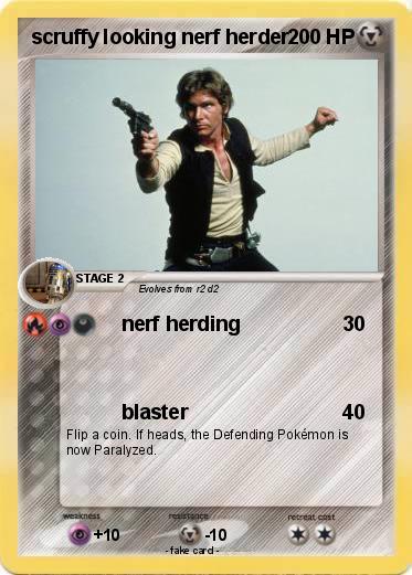Pokemon scruffy looking nerf herder