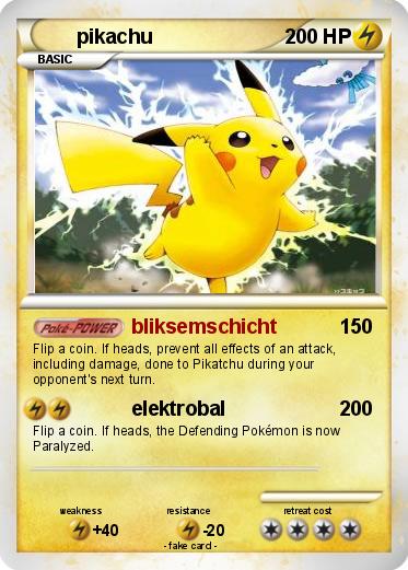 Pokemon pikachu
