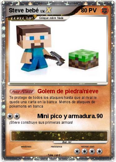 Pokemon Steve bebé