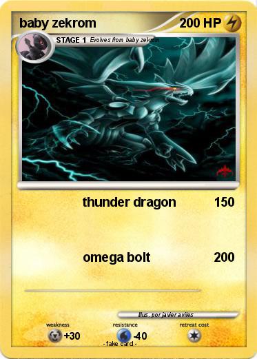 Pokemon baby zekrom